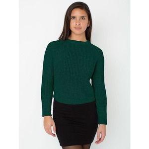 American Apparel Unisex cropped fishermans sweater