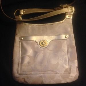 Over the shoulder coach bag!