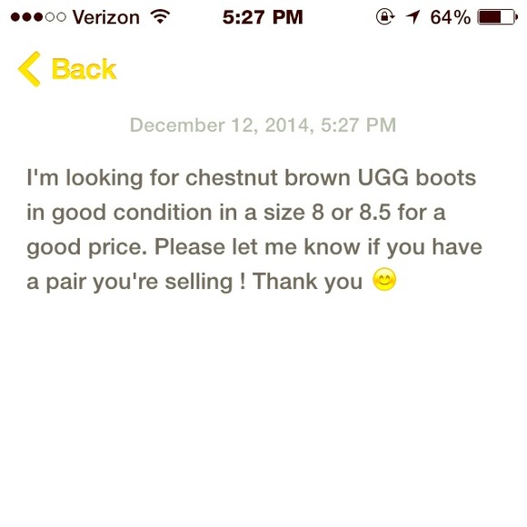UGG boots size 8 or 8.5