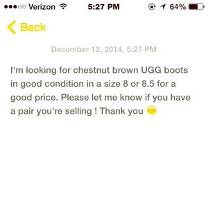 UGG boots size 8 or 8.5