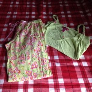 Betsey Johnson pajama set with additional pants