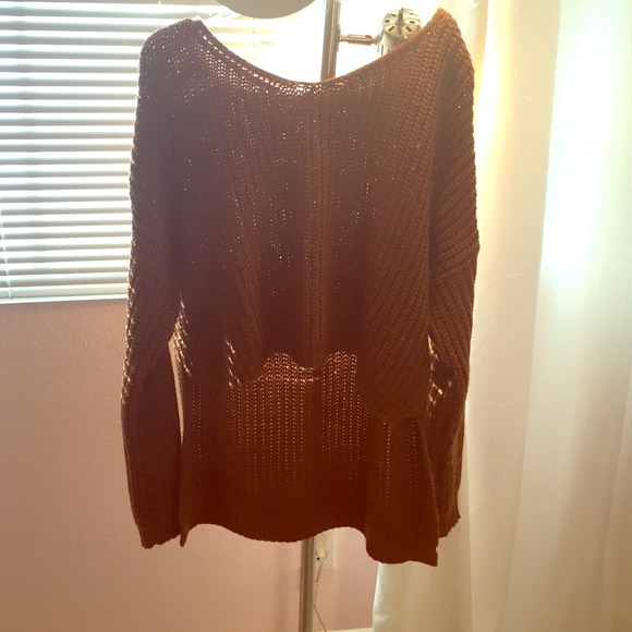 Sweaters - Burnt Orange Hi-Low Sweater