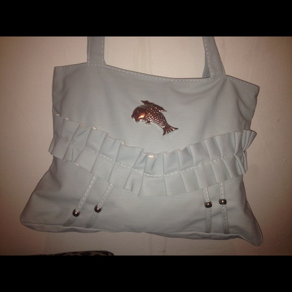 White Leather Ladies Shoulder Bag Tote