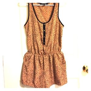 F21 Printed Silky Romper