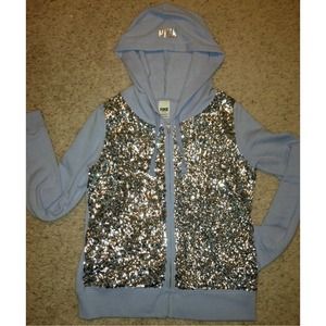 Bling zipup hoodie PINK💎