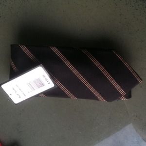 Paul Smith men's black silk tie with color detail