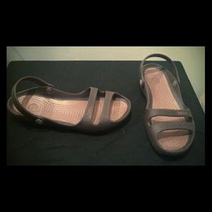 NWOT Crocs Cleo II Sandals