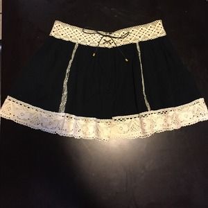 F21 Dainty Lace Skirt