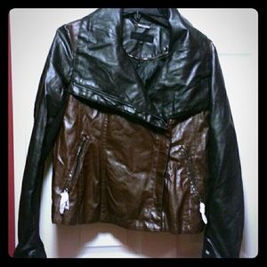 ***** price reduced ***** Faux Leather Jacket
