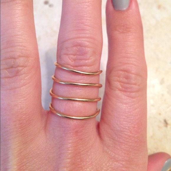 Gold ring.