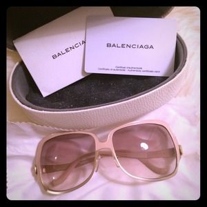 balenciaga pink sunglasses