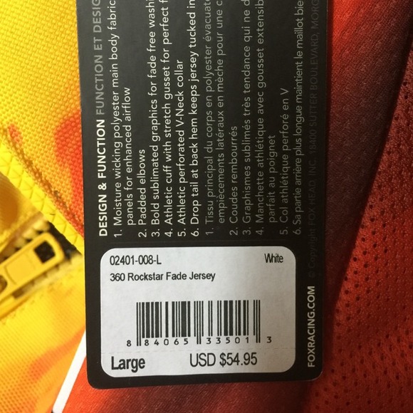 🚫🚫🚫 SOLD 🚫🚫🚫Fox Rockstar Motocross outfit - Picture 3 of 3