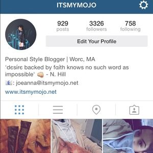 FOLLOW me on Instagram 😁 @itsmymojo !