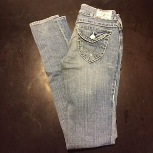 Authentic Light Wash True Religion Denim