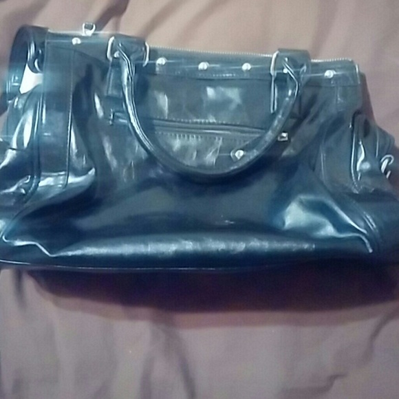 Classy leather patch work bag nicole Lee brand - Picture 3 of 3