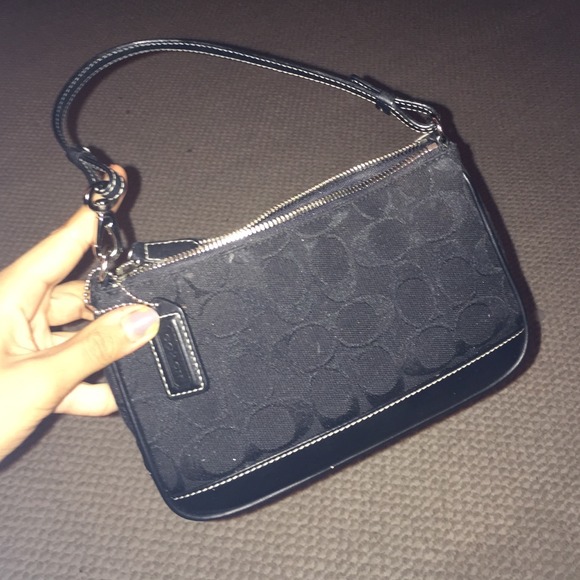 Black coach purse