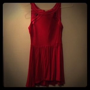 Red tunic top from pins and needles