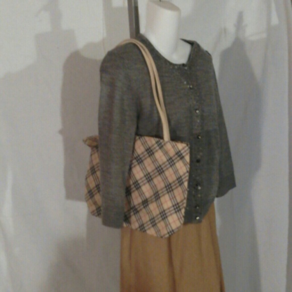 Tan purse tote