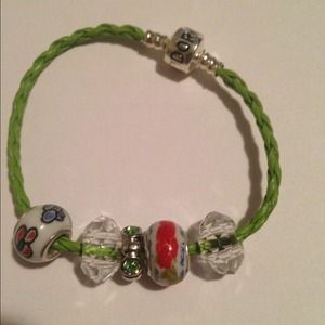 Glam Beads & Charms Bracelet
