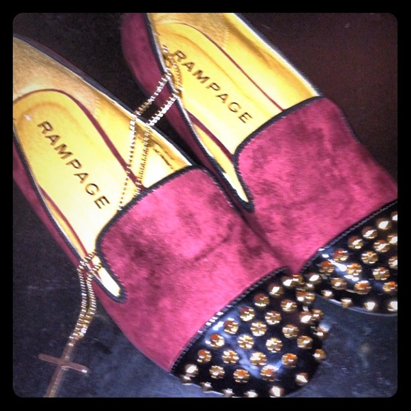 Studded loafers