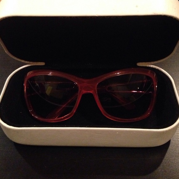 Marc Jacobs Rose and Silver Sunglasses