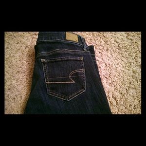 AE straight jeans.