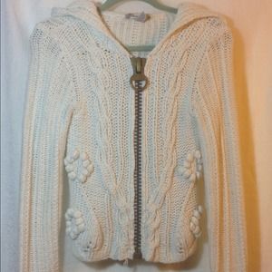 Beige thick, cozy sweater!