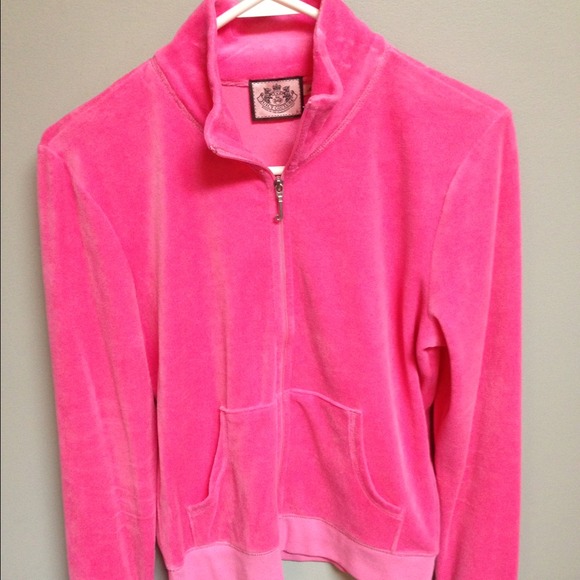Juicy Couture pink velour jacket!!