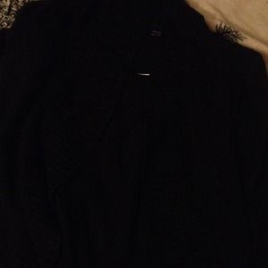 Black cardigan