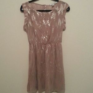 Forever 21 | Taupe & Gold Dress