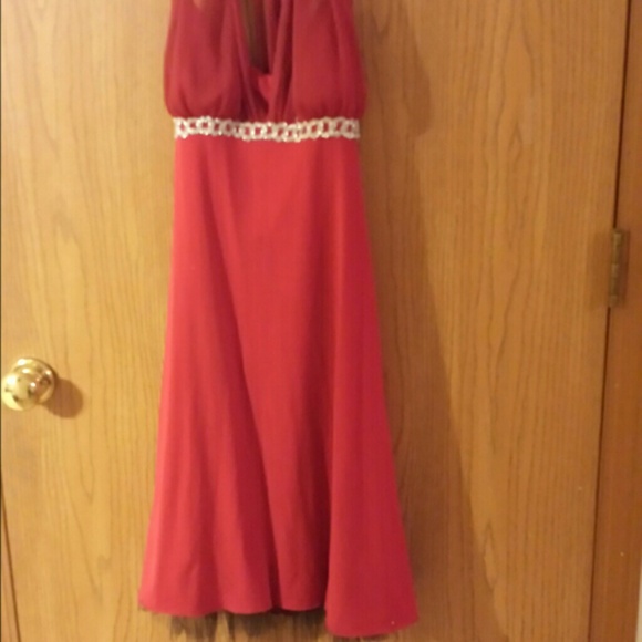 Red dress