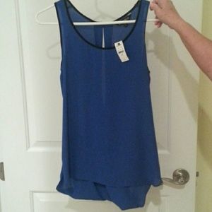 Royal blue express top super cute back!!