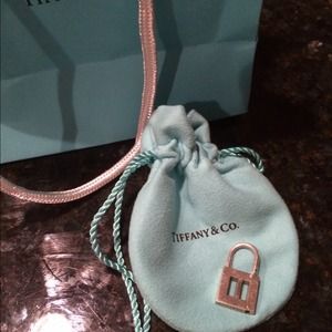 Tiffany's Silver Alphabet charm padlock