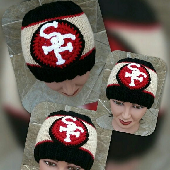 49ers Crocheted Hat