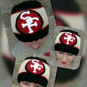 49ers Crocheted Hat