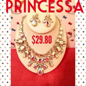 Princesa: Crystal Double Stranded Necklace