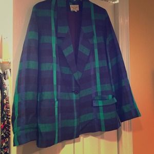 Multi colored vintage blazer