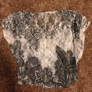 Lace crop top