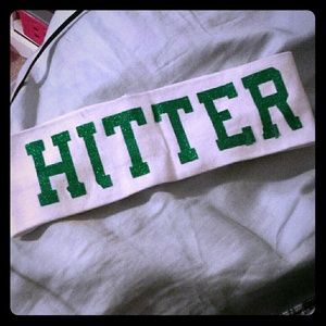 Volleyball head band for a hitter.