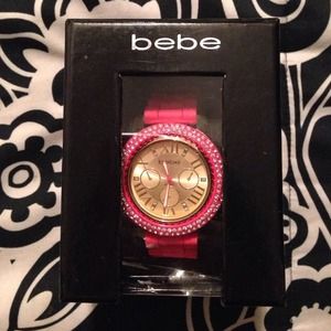 Bebe pink watch!