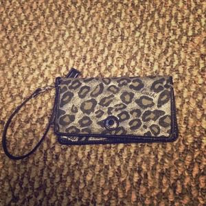 Leopard Print Coach Wallet