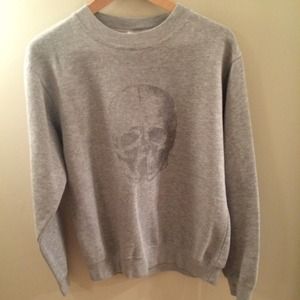 Brandy Melville skull crewneck