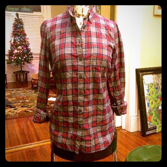 *SOLD NFS!* JCrew Plaid Flannel NWT sz small