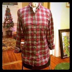 *SOLD NFS!* JCrew Plaid Flannel NWT sz small