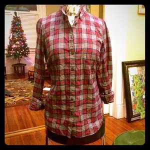 *SOLD NFS!* JCrew Plaid Flannel NWT sz small