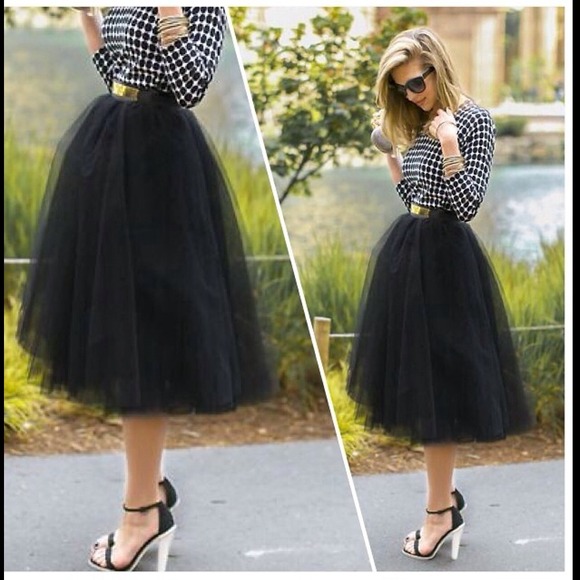 Dresses & Skirts - NEW Black tulle skirt❤️