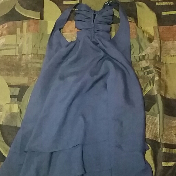 Navy blue flattering top