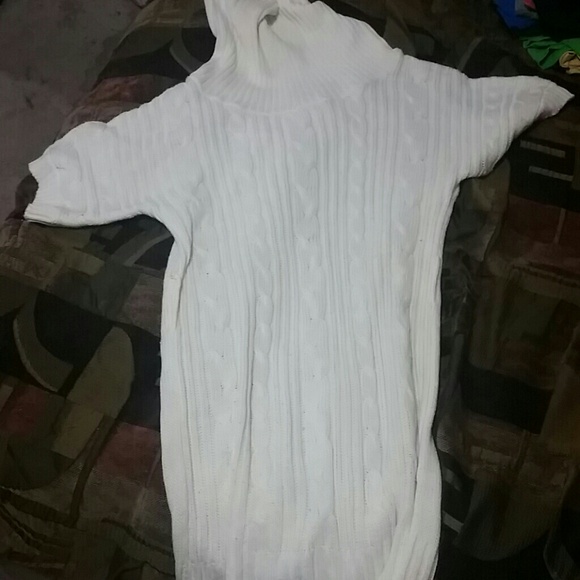PRICR REDUCED!! White sweater dress