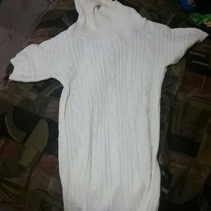 PRICR REDUCED!! White sweater dress