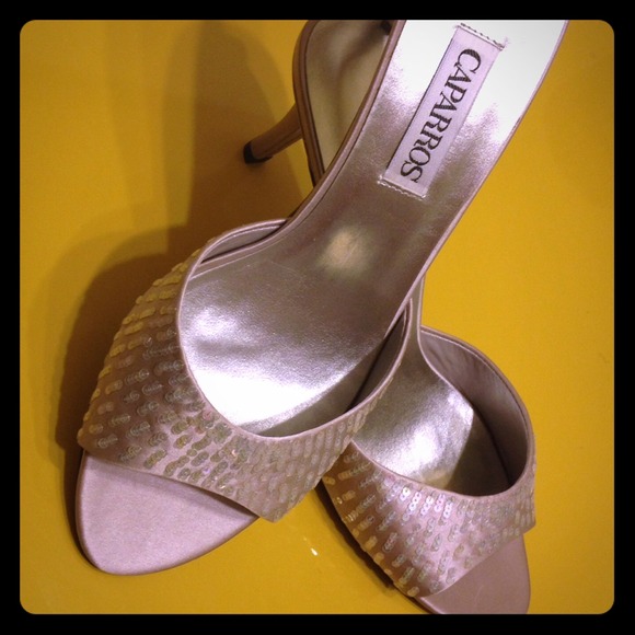 🚫GONE🚫Sequin Satin Evening Kitten Heel Purple